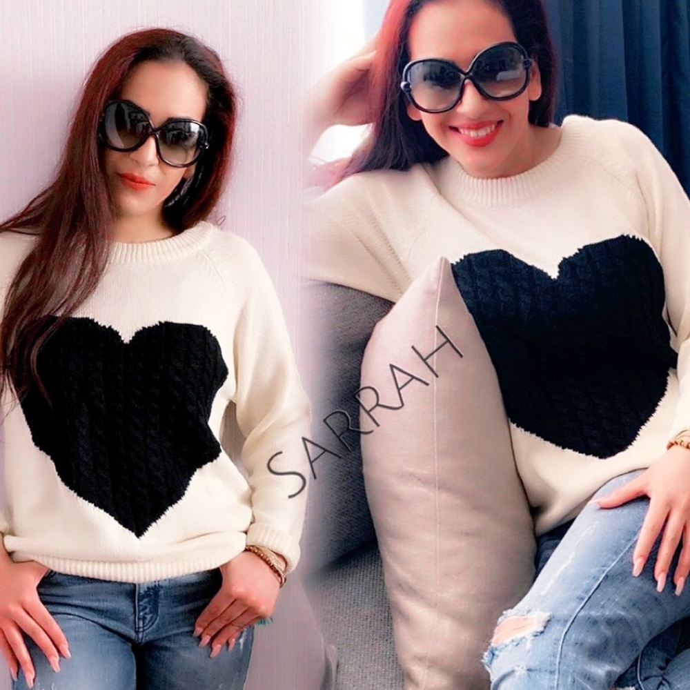 Sale Last 1 S New Adorable Cozy LOVE Knit Sweater - Picture 3 of 6